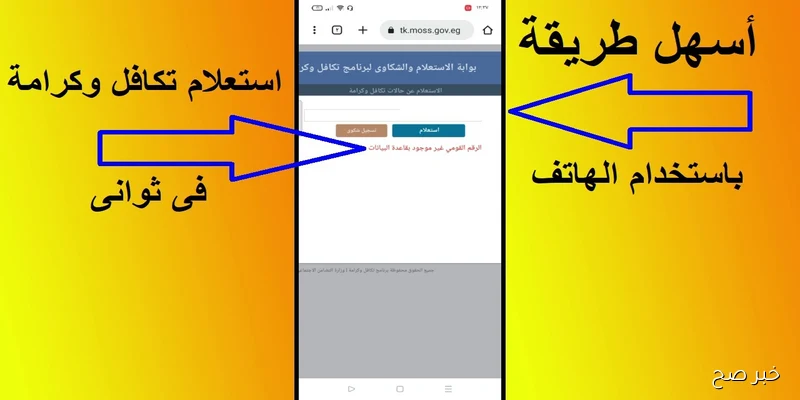 رابط استعلام بالرقم القومي تكافل وكرامة 2025 وموعد صرف مستحقات شهر سبتمبر