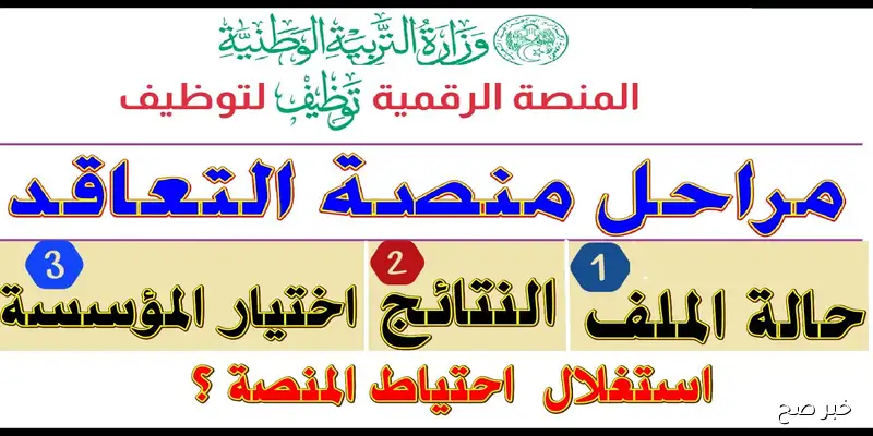 رابط نتائج منصة التعاقد 2025 .. استعلم الآن عن أسماء المقبولين عبر الموقع الرسمي