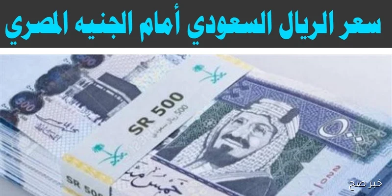 سعر الريال السعودي مقابل الجنيه المصري اليوم الثلاثاء 9/9/2025 في البنوك والسوق السوداء