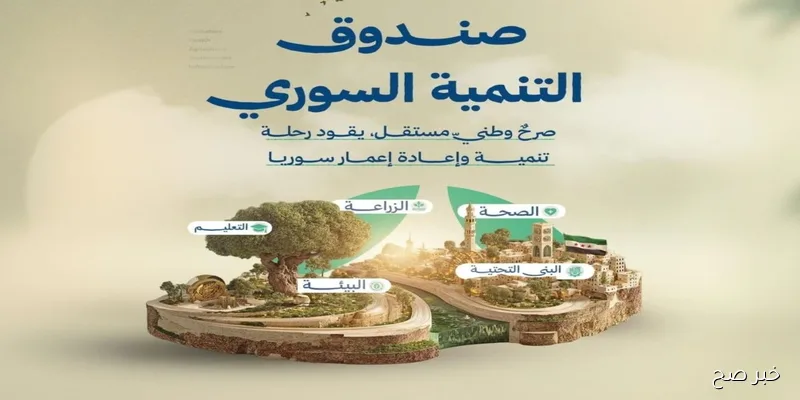 رابط التبرع لصندوق التنمية السوري 2025 syrfund.gov.sy مصادر التمويل وآليات الدعم