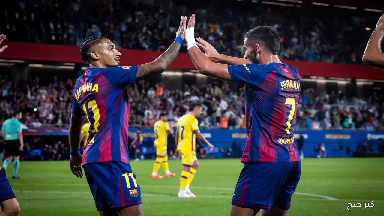 هنا القنوات الناقلة لمباراة برشلونة وريال اوفييدو في الدوري الاسباني اليوم الخميس 25/9/2025 وترددها على الاقمار الصناعية