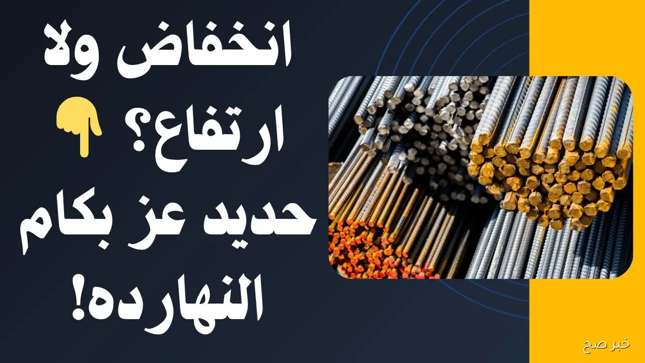 ارتفاع أم انخفاض؟.. سعر طن الحديد اليوم الجمعة 3-10-2025 للتجار والموزعين