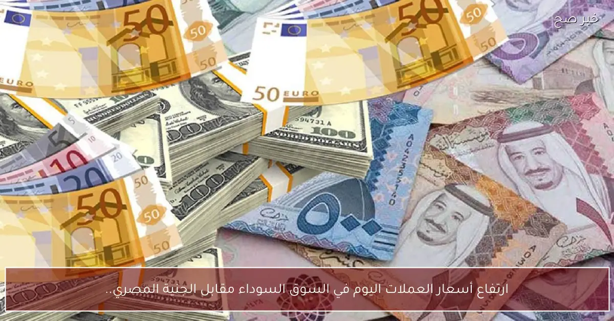 ارتفاع أسعار العملات اليوم في السوق السوداء مقابل الجنية المصري.. العملة الخضراء تكتسح