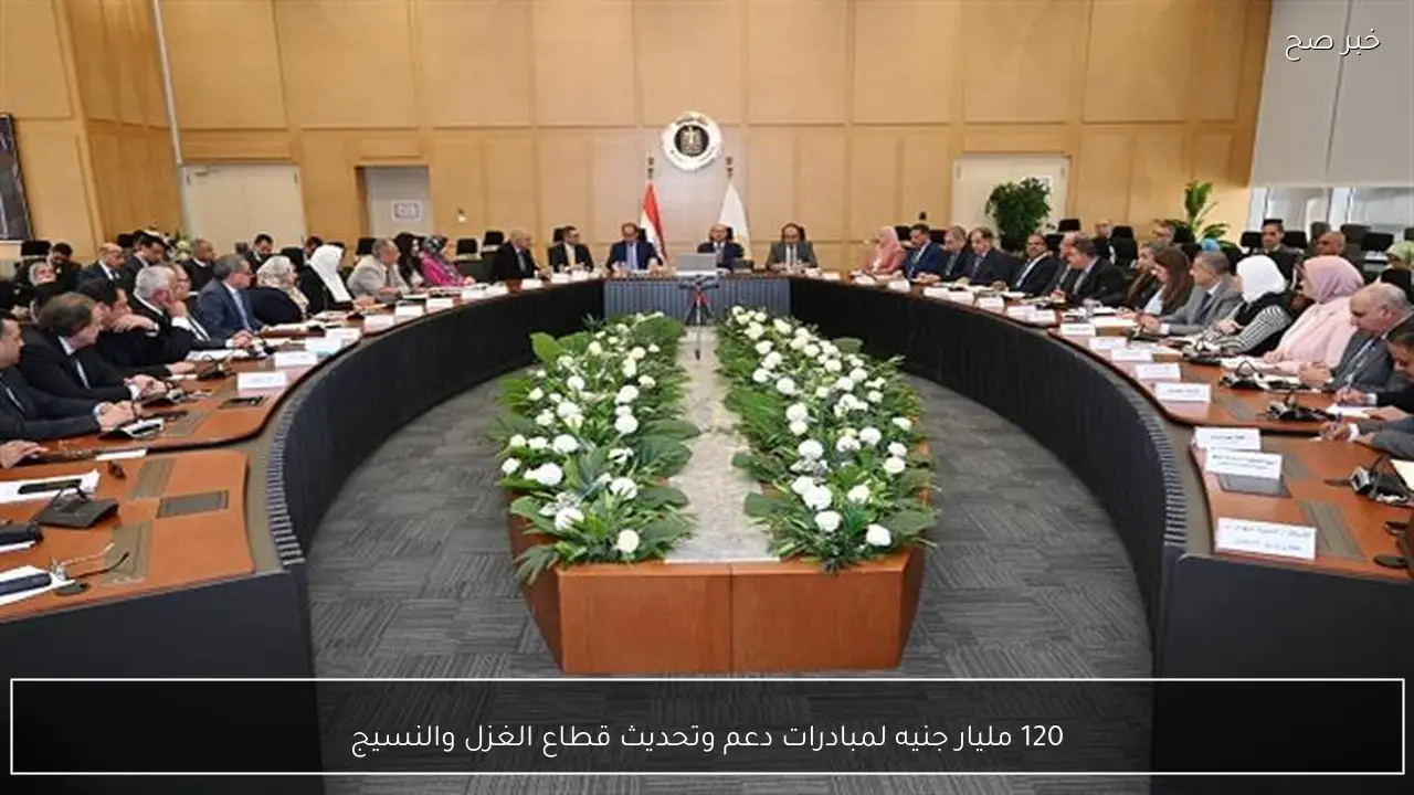 120 مليار جنيه لمبادرات دعم وتحديث قطاع الغزل والنسيج