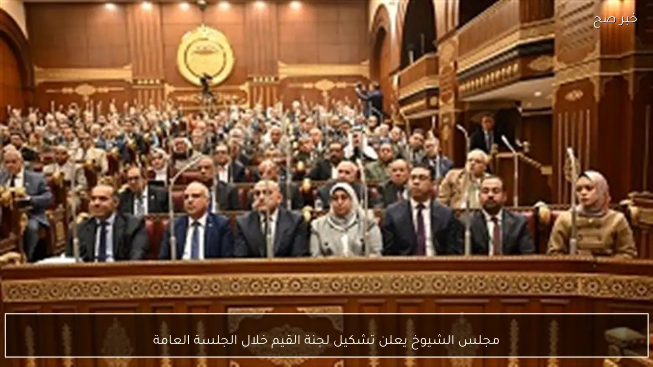 مجلس الشيوخ يعلن تشكيل لجنة القيم خلال الجلسة العامة
