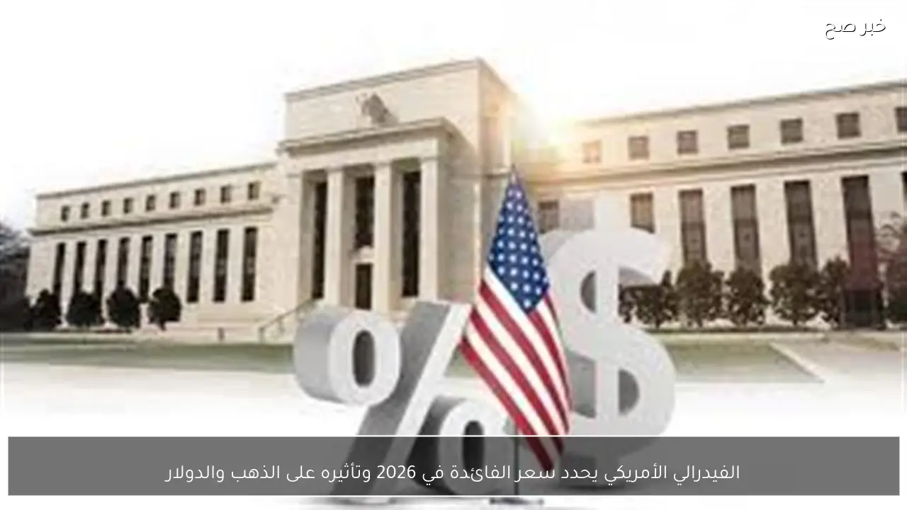 الفيدرالي الأمريكي يحدد سعر الفائدة في 2026 وتأثيره على الذهب والدولار