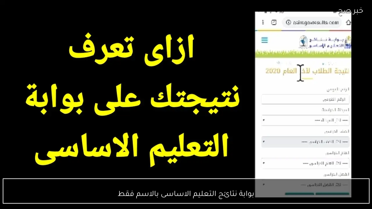 جميع المحافظات.. رابط بوابة نتائج التعليم الأساسي بالاسم فقط 2026 لصفوف النقل eduserv.cairo.gov.eg