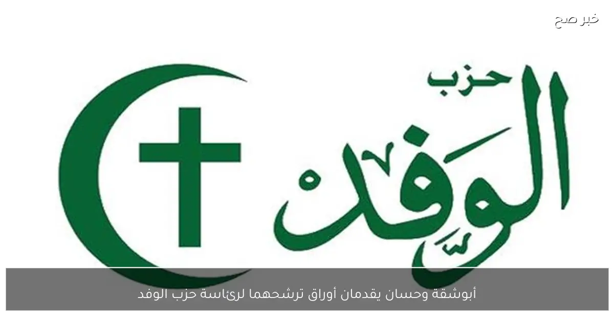 أبوشقة وحسان يقدمان أوراق ترشحهما لرئاسة حزب الوفد