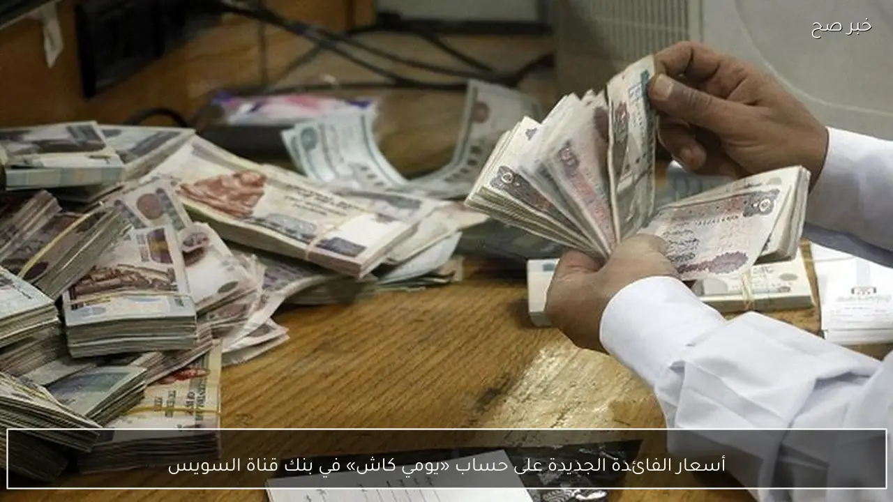 أسعار الفائدة الجديدة على حساب «يومي كاش» في بنك قناة السويس