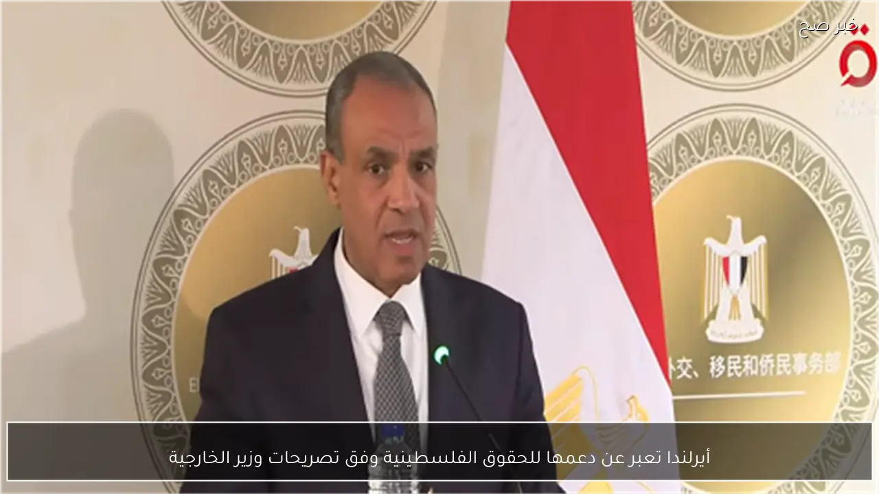 أيرلندا تعبر عن دعمها للحقوق الفلسطينية وفق تصريحات وزير الخارجية