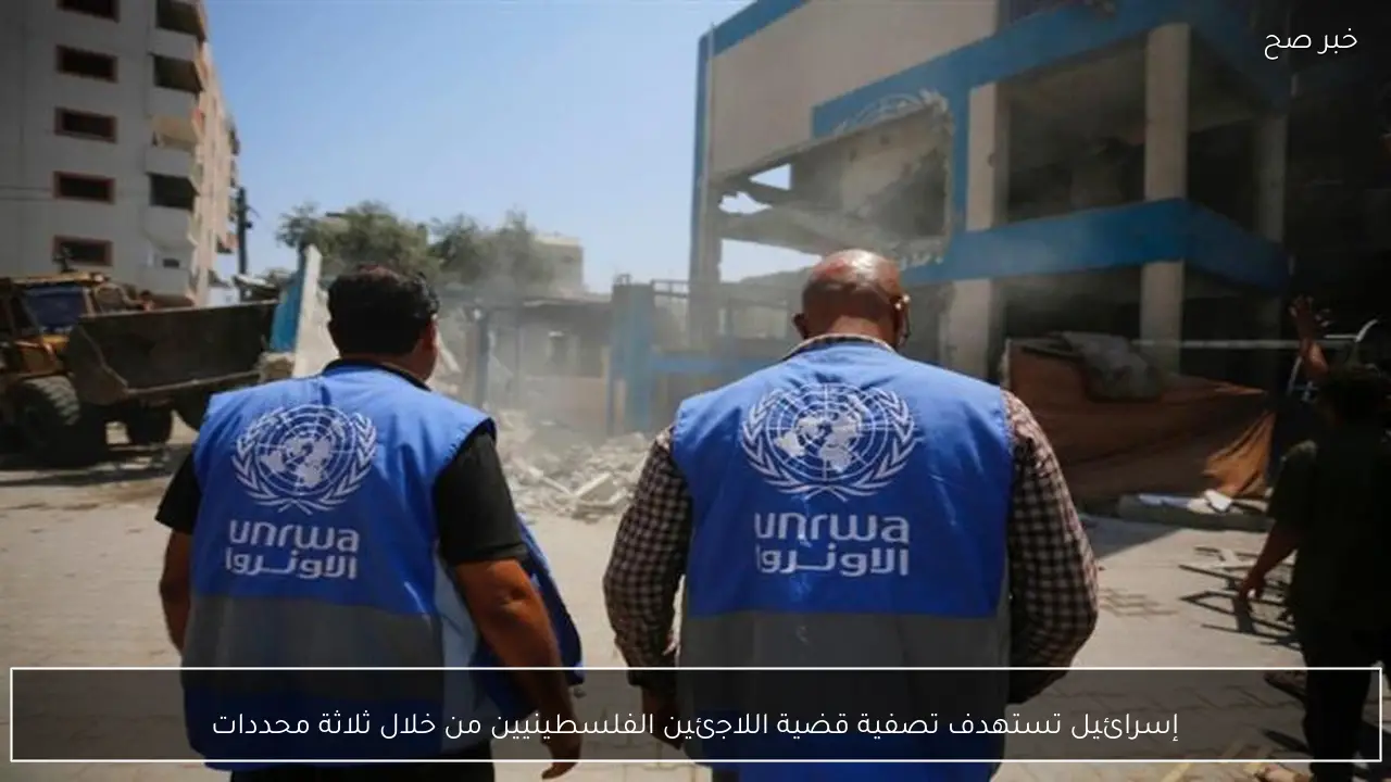 إسرائيل تستهدف تصفية قضية اللاجئين الفلسطينيين من خلال ثلاثة محددات