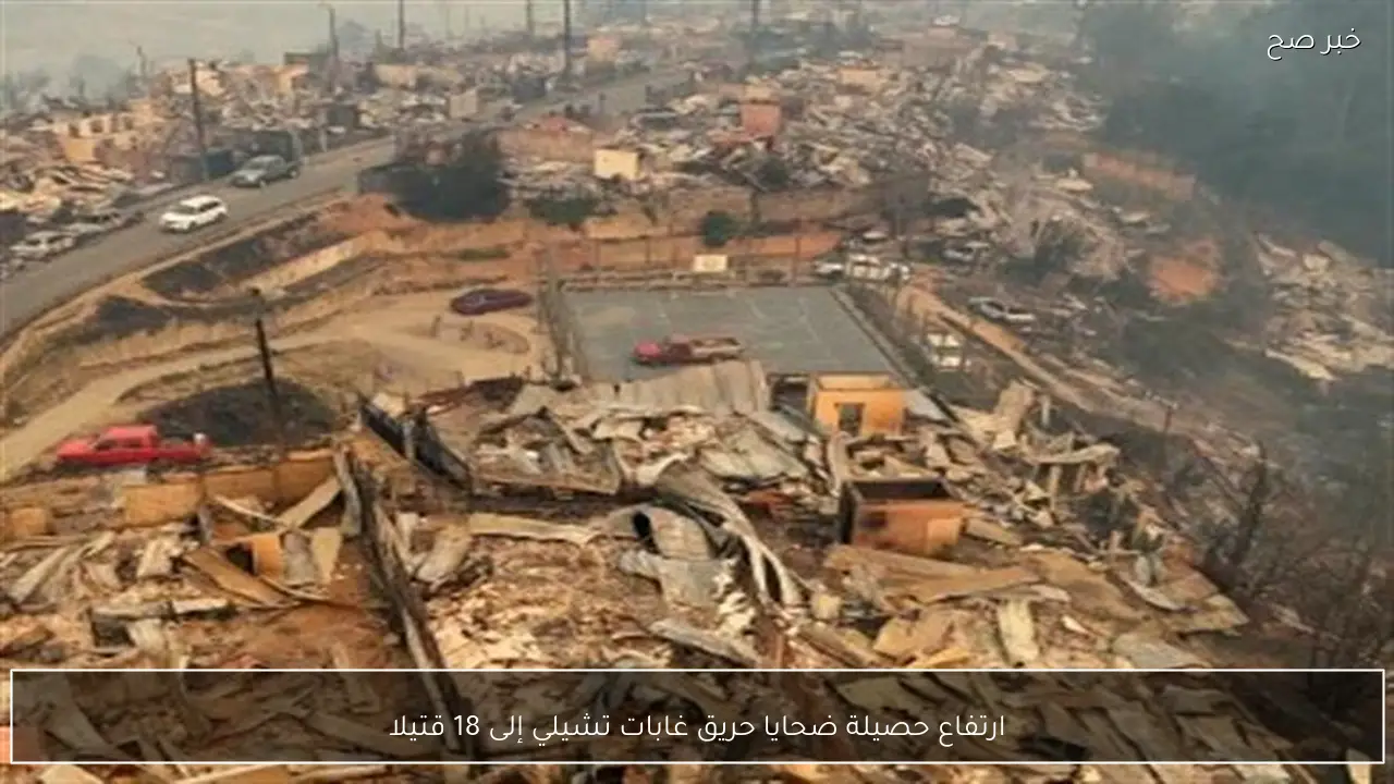 ارتفاع حصيلة ضحايا حريق غابات تشيلي إلى 18 قتيلا