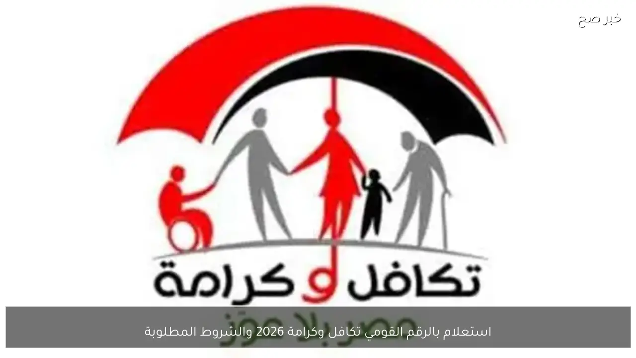 استعلام بالرقم القومي تكافل وكرامة 2026 والشروط المطلوبة عبر موقع وزارة التضامن