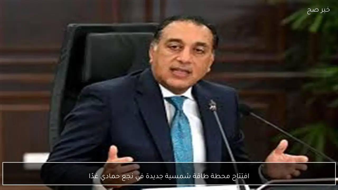 افتتاح محطة طاقة شمسية جديدة في نجع حمادي غدًا