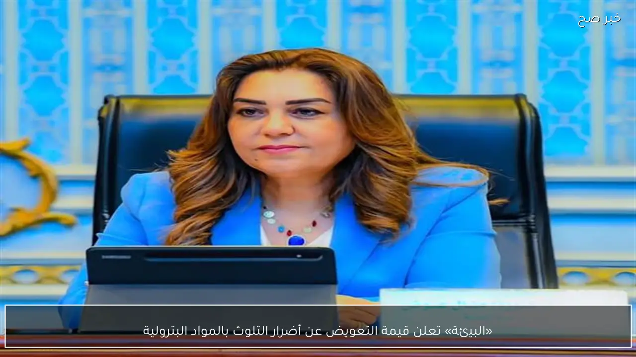 «البيئة» تعلن قيمة التعويض عن أضرار التلوث بالمواد البترولية