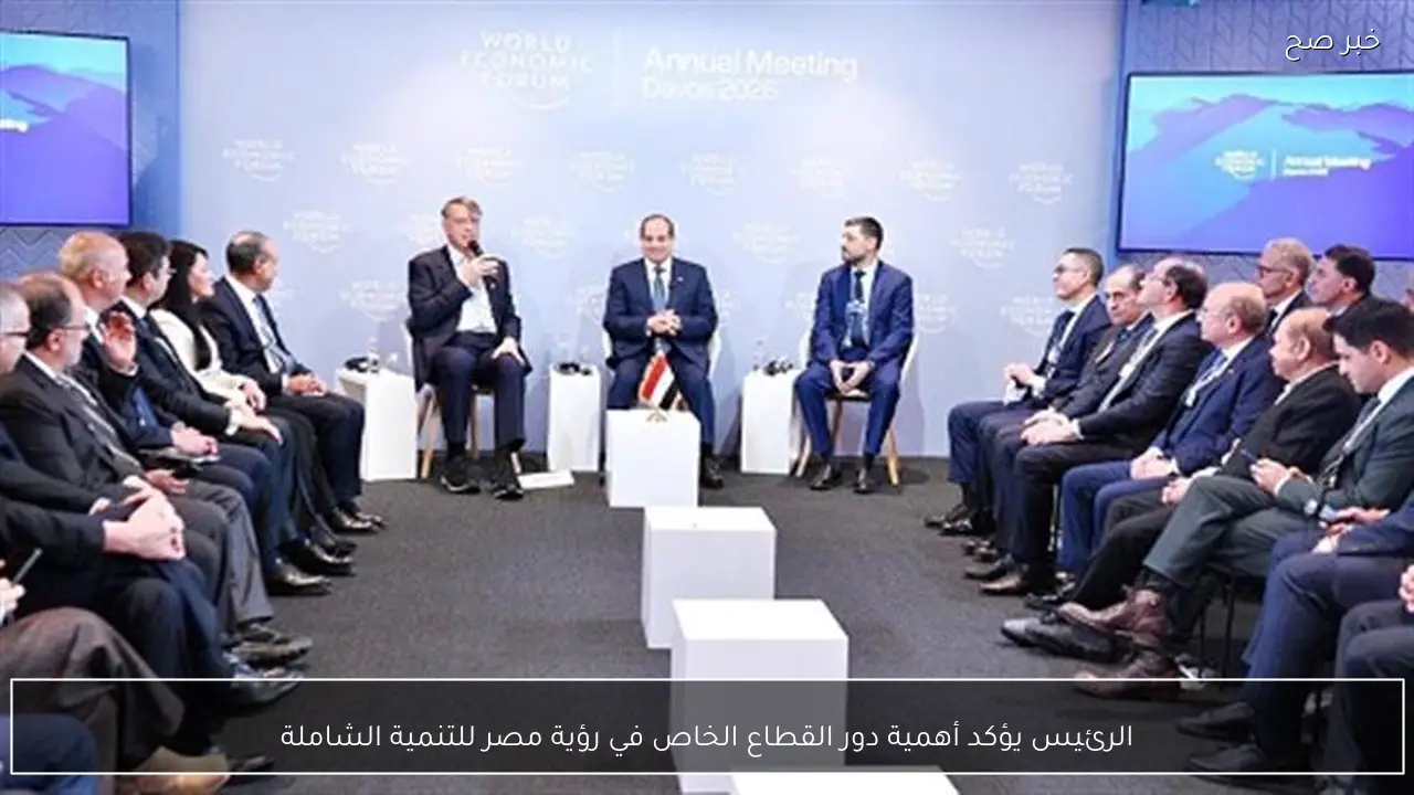 الرئيس يؤكد أهمية دور القطاع الخاص في رؤية مصر للتنمية الشاملة