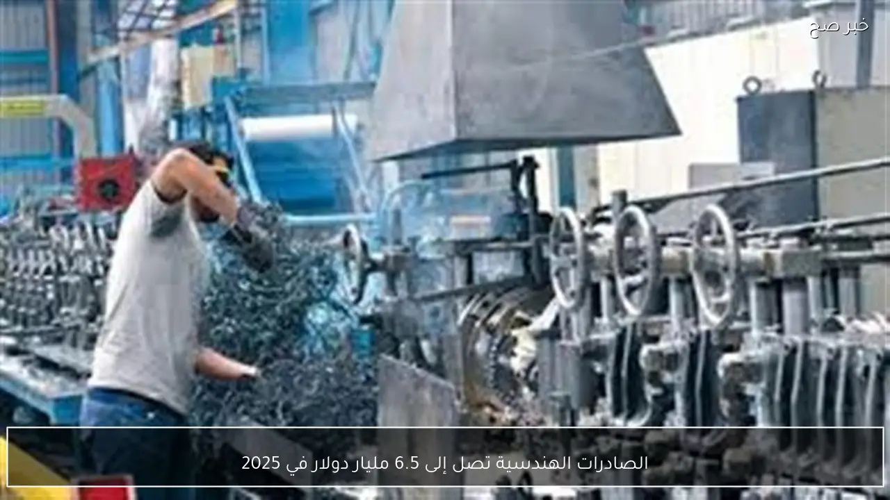 الصادرات الهندسية تصل إلى 6.5 مليار دولار في 2025