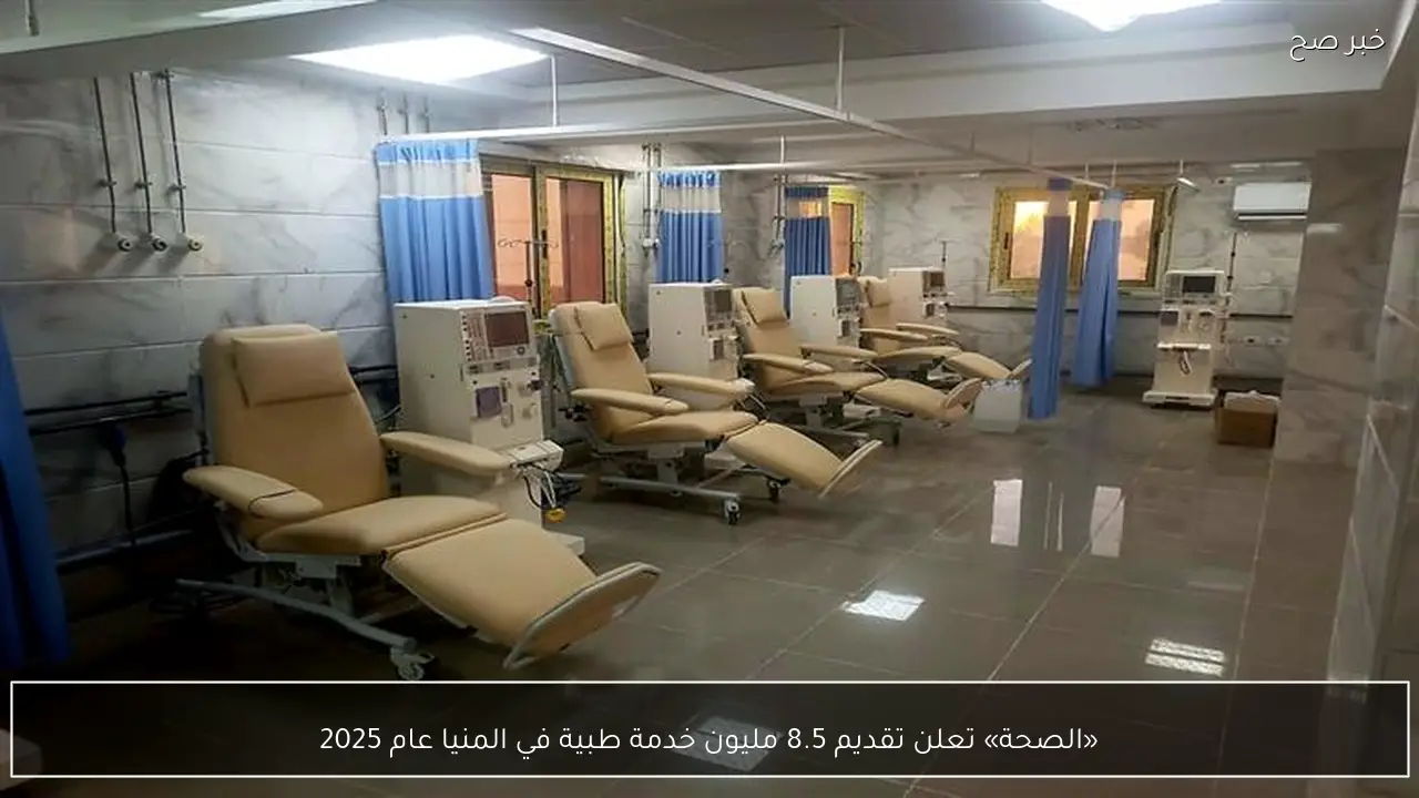 «الصحة» تعلن تقديم 8.5 مليون خدمة طبية في المنيا عام 2025
