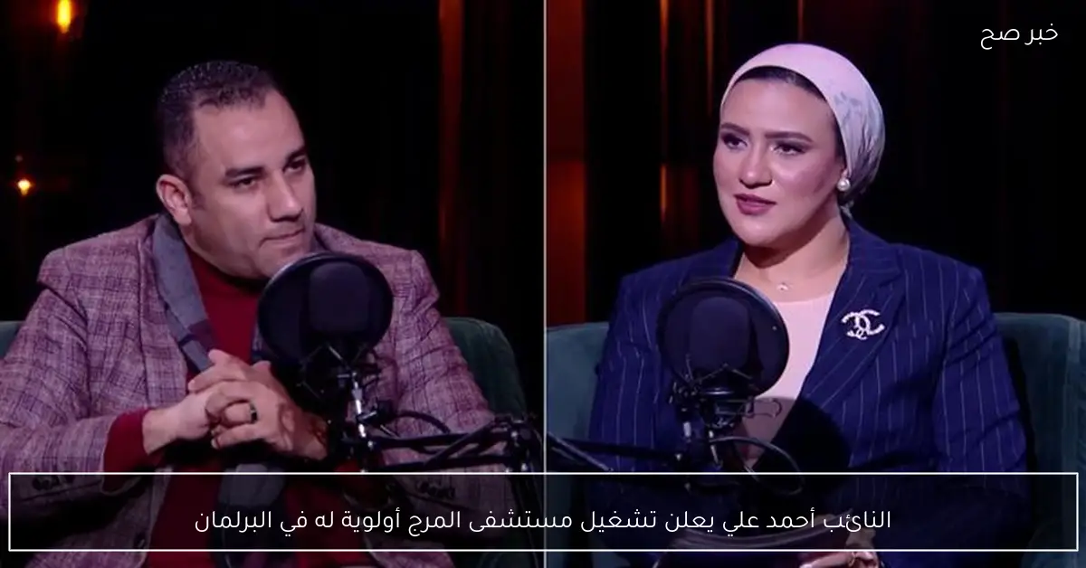 النائب أحمد علي يعلن تشغيل مستشفى المرج أولوية له في البرلمان