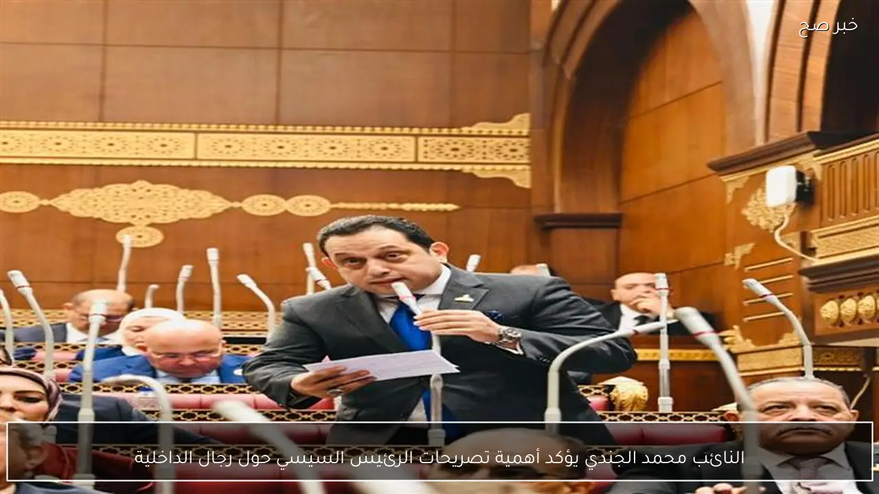 النائب محمد الجندي يؤكد أهمية تصريحات الرئيس السيسي حول رجال الداخلية