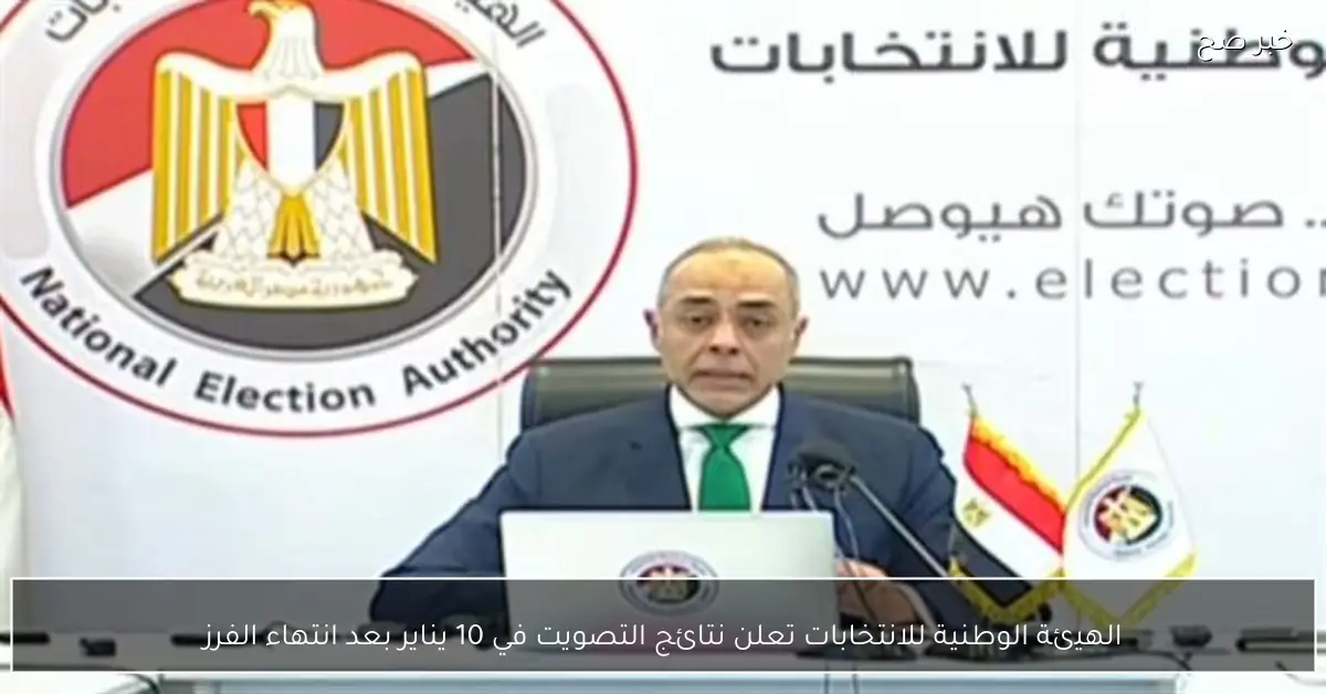 الهيئة الوطنية للانتخابات تعلن نتائج التصويت في 10 يناير بعد انتهاء الفرز