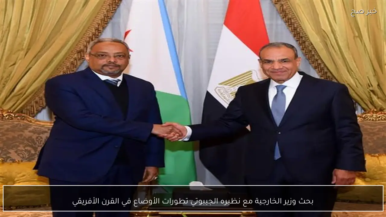 بحث وزير الخارجية مع نظيره الجيبوتي تطورات الأوضاع في القرن الأفريقي