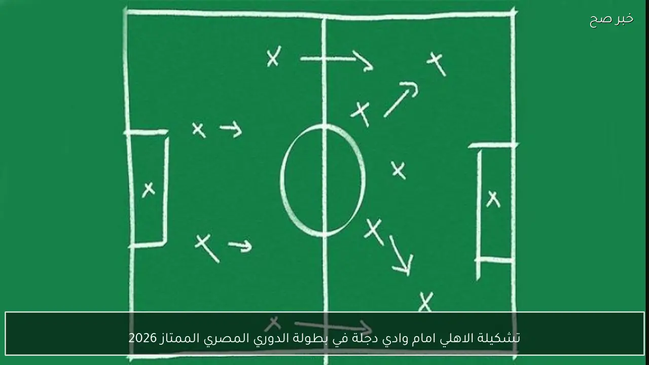 تشكيلة الاهلي امام وادي دجلة اليوم في بطولة الدوري المصري الممتاز 2026