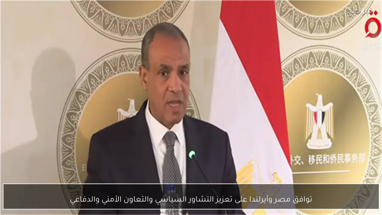 توافق مصر وأيرلندا على تعزيز التشاور السياسي والتعاون الأمني والدفاعي