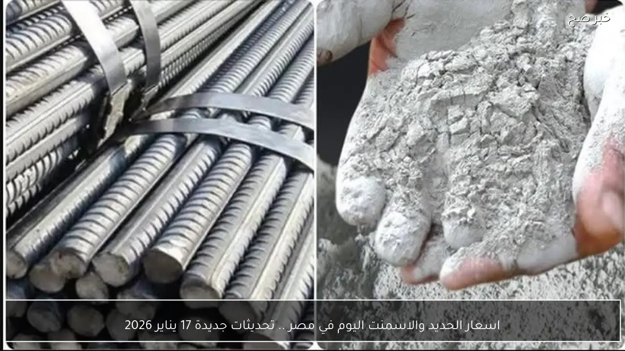 اسعار الحديد والاسمنت اليوم في مصر .. تحديثات جديدة 17 يناير 2026
