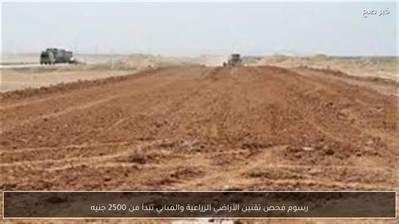 رسوم فحص تقنين الأراضي الزراعية والمباني تبدأ من 2500 جنيه