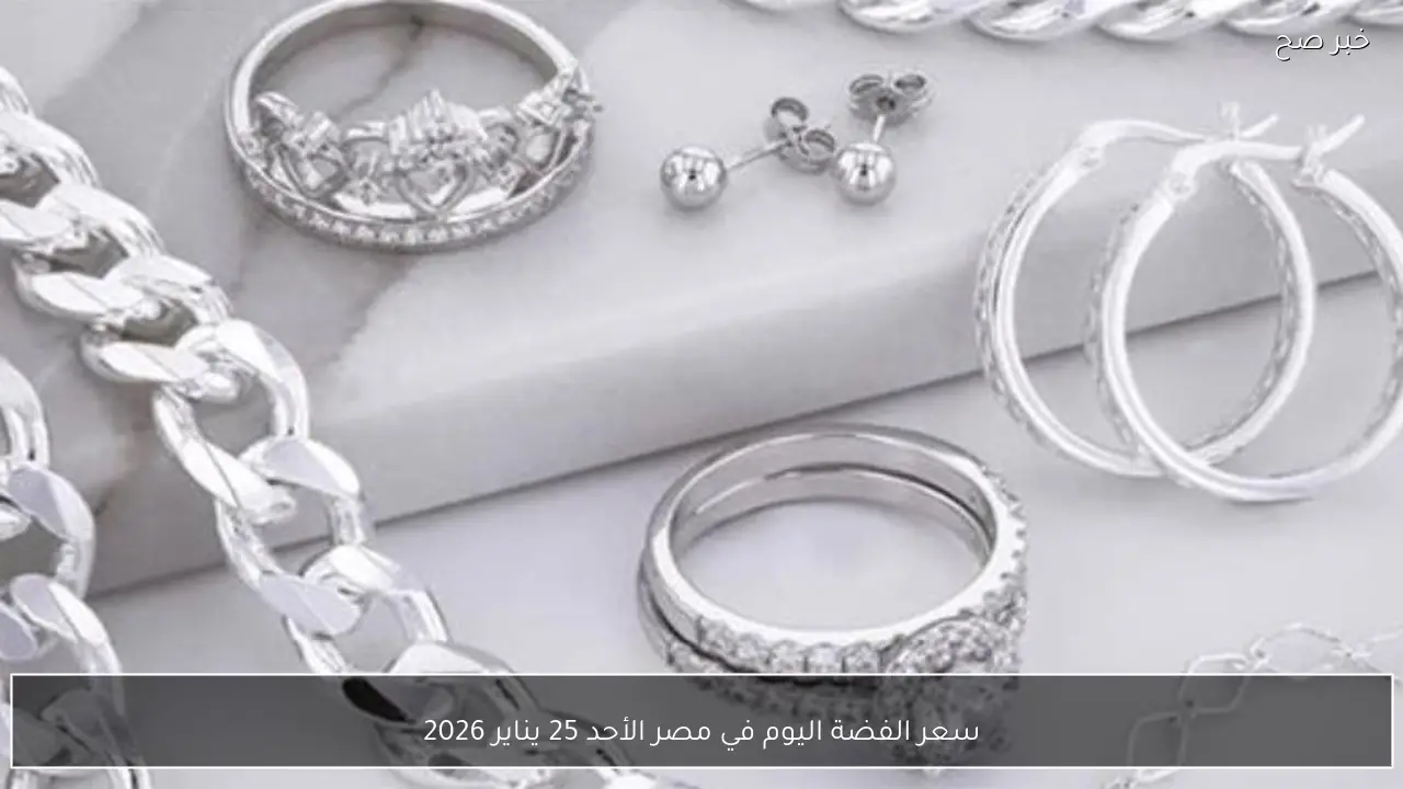 سعر الفضة اليوم في مصر الأحد 25 يناير 2026 يشهد ارتفاعًا ملحوظًا داخل محلات الصاغة