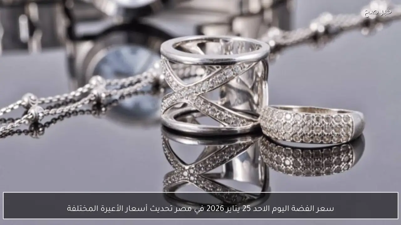 سعر الفضة اليوم الاحد 25 يناير 2026 في مصر تحديث أسعار الأعيرة المختلفة
