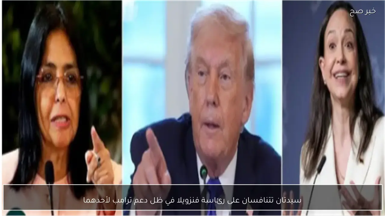 سيدتان تتنافسان على رئاسة فنزويلا في ظل دعم ترامب لأحدهما