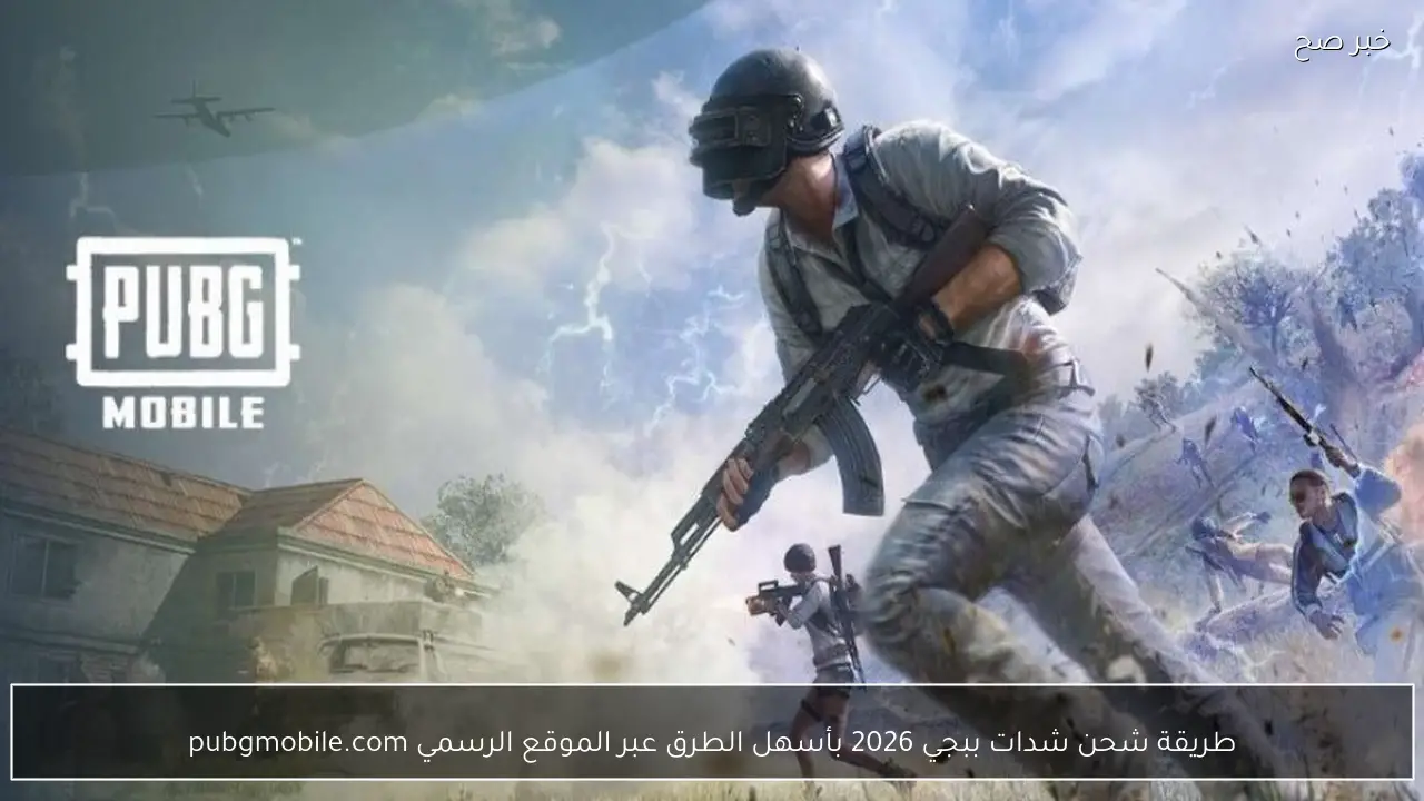 طريقة شحن شدات ببجي 2026 بأسهل الطرق عبر الموقع الرسمي pubgmobile.com