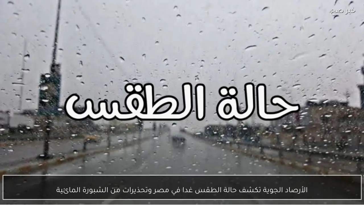 الأرصاد الجوية تكشف حالة الطقس غدا في مصر وتحذيرات من الشبورة المائية