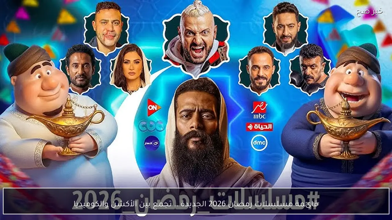 قائمة مسلسلات رمضان 2026 الجديدة .. تجمع بين الأكشن والكوميديا