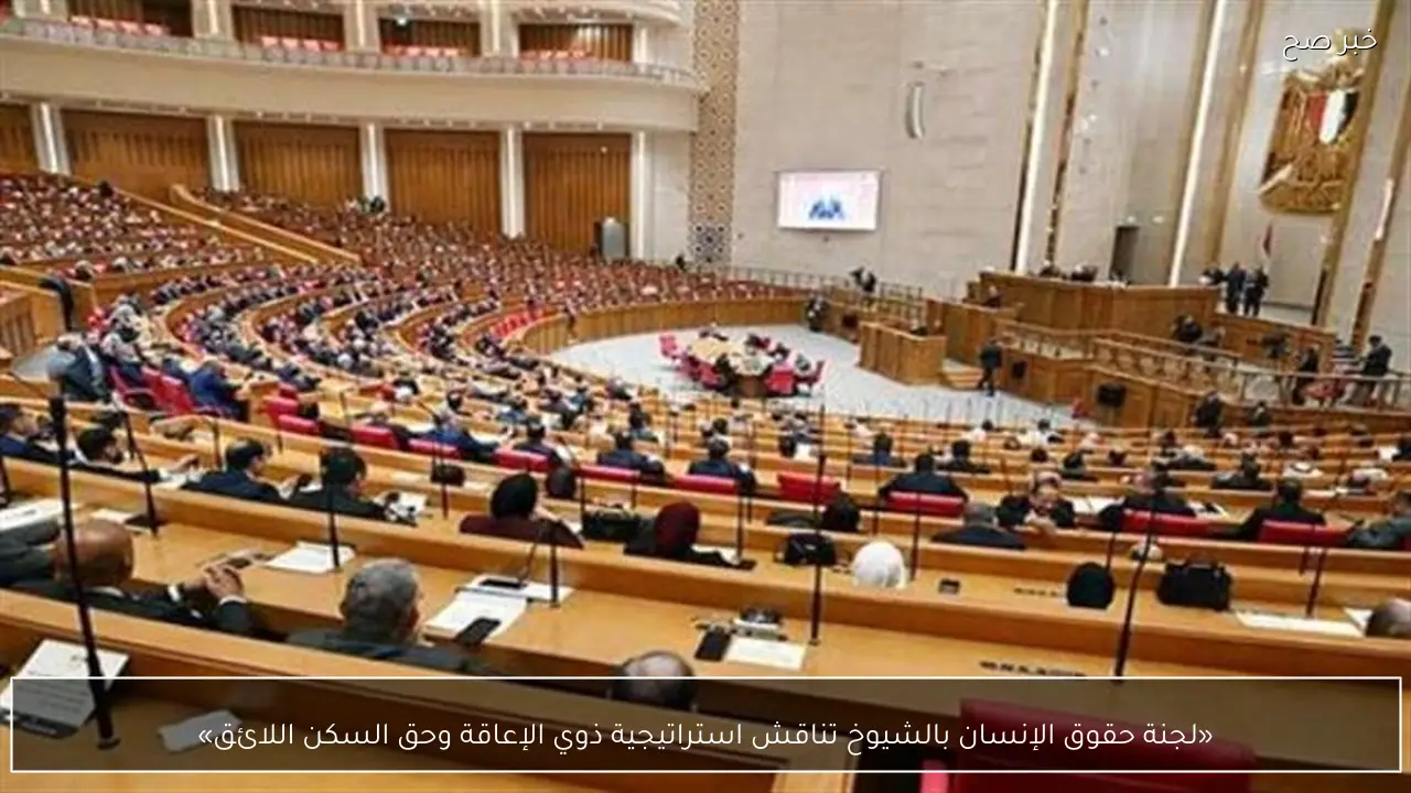 «لجنة حقوق الإنسان بالشيوخ تناقش استراتيجية ذوي الإعاقة وحق السكن اللائق»