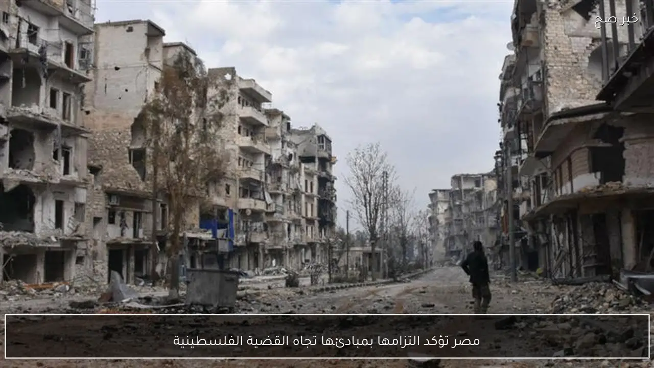 مصر تؤكد التزامها بمبادئها تجاه القضية الفلسطينية