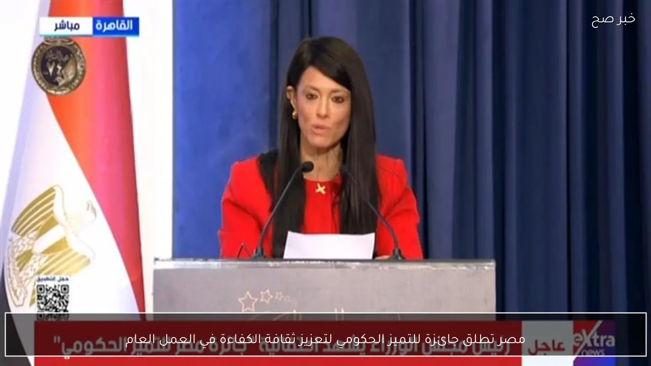 مصر تطلق جائزة للتميز الحكومي لتعزيز ثقافة الكفاءة في العمل العام