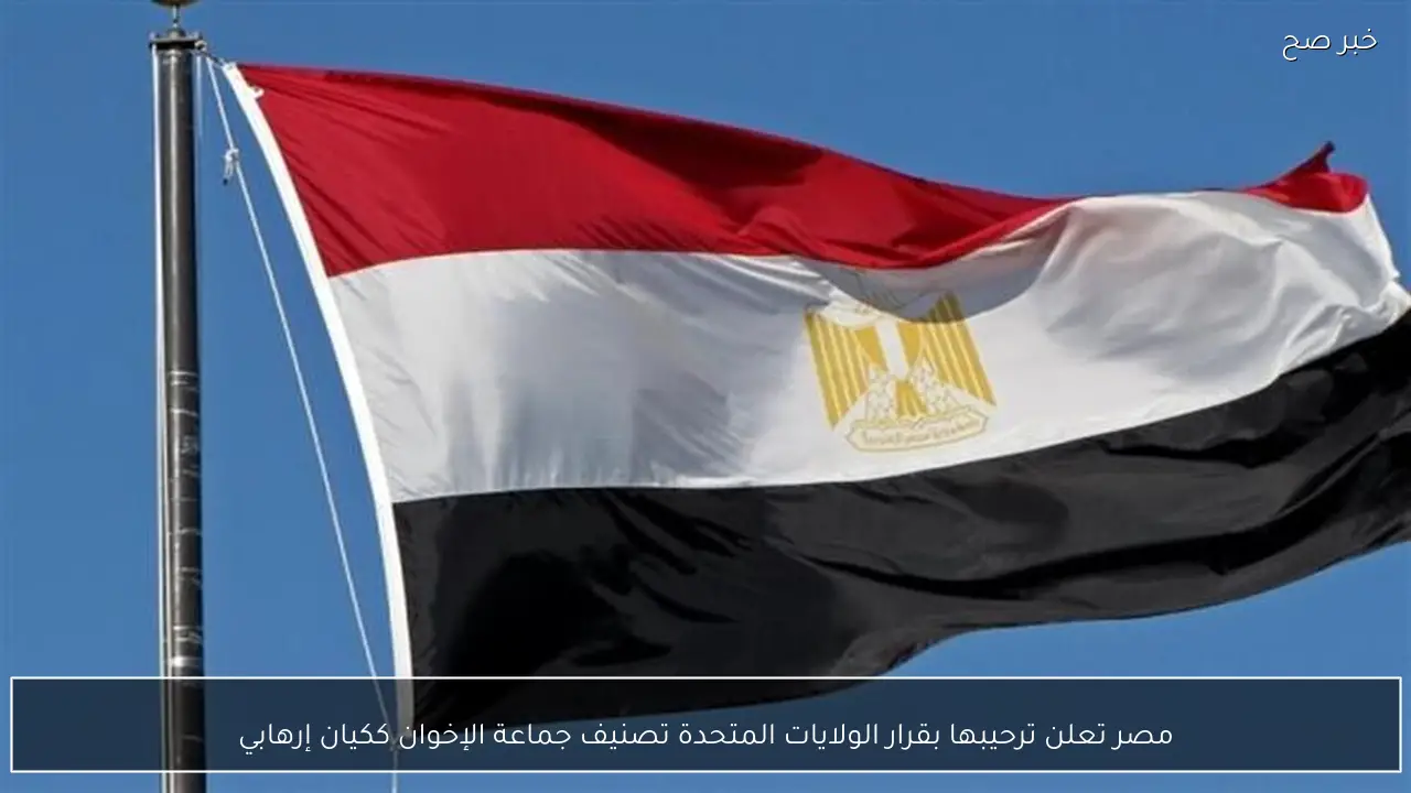 مصر تعلن ترحيبها بقرار الولايات المتحدة تصنيف جماعة الإخوان ككيان إرهابي