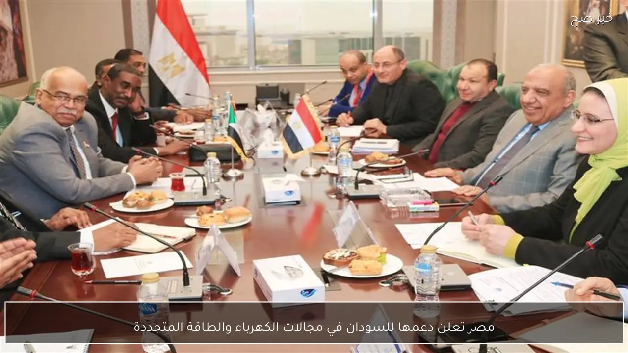 مصر تعلن دعمها للسودان في مجالات الكهرباء والطاقة المتجددة