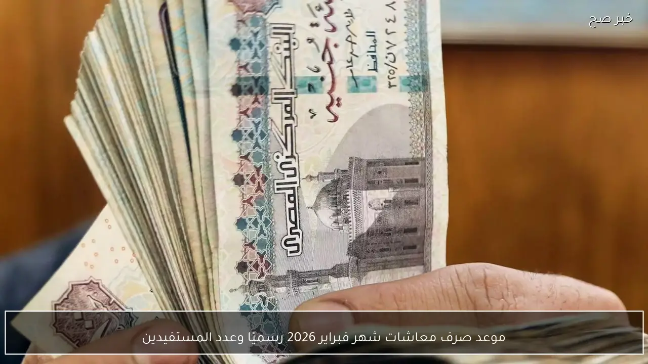 موعد صرف معاشات شهر فبراير 2026 رسميًا وعدد المستفيدين وفق بيان التأمينات