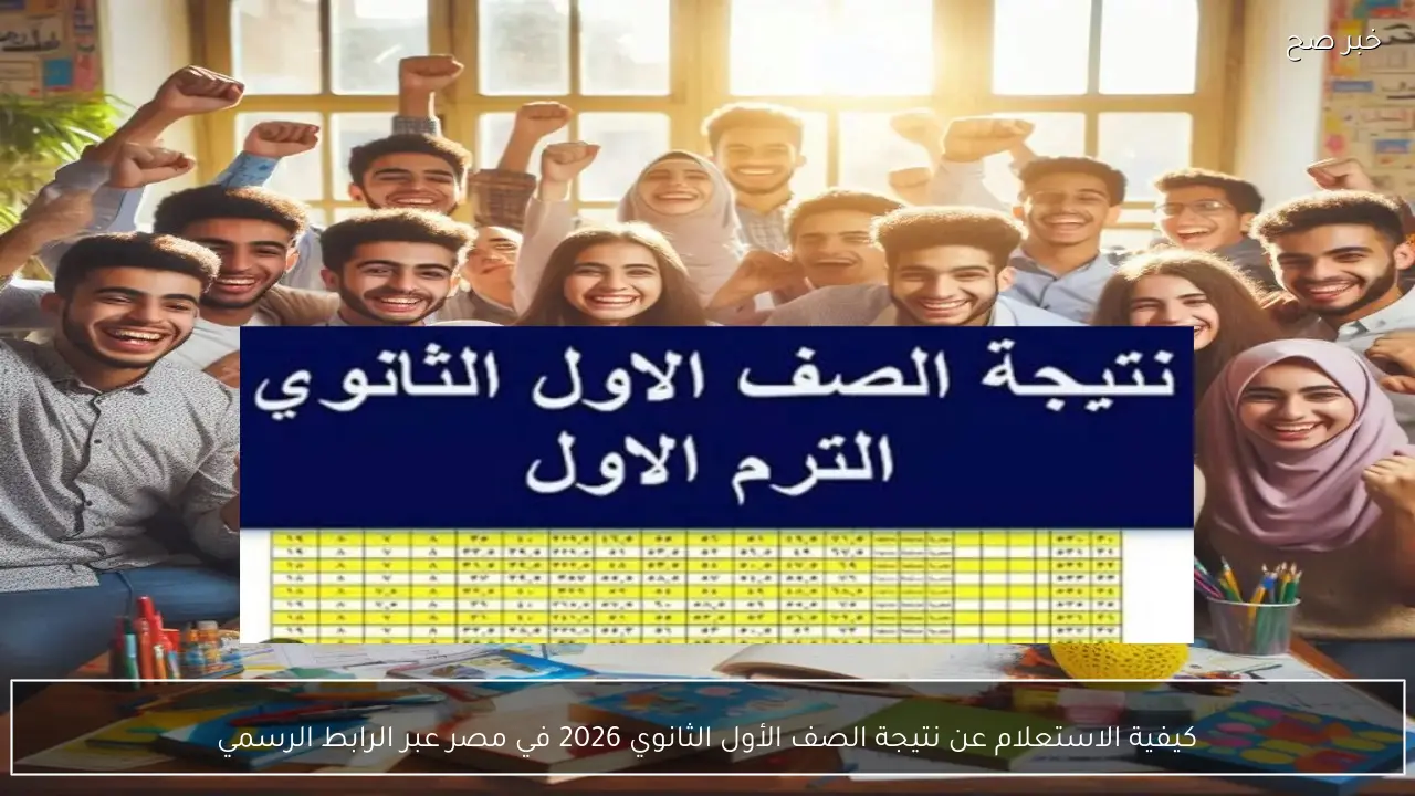 كيفية الاستعلام عن نتيجة الصف الأول الثانوي 2026 في مصر عبر الرابط الرسمي