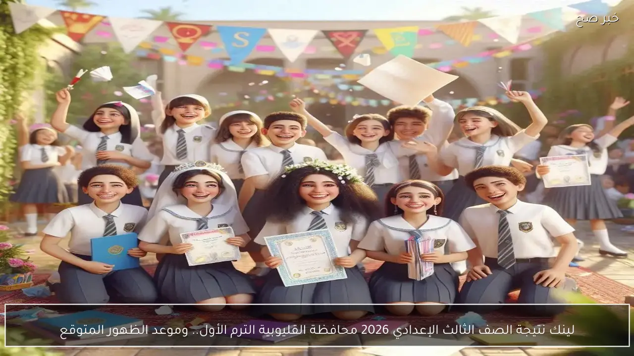 لينك نتيجة الصف الثالث الإعدادي 2026 محافظة القليوبية الترم الأول.. وموعد الظهور المتوقع