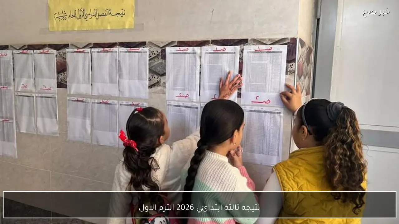 بوابة التعليم الأساسي .. نتيجه تالتة ابتدائي 2026 الترم الاول بالاسم ورقم الجلوس
