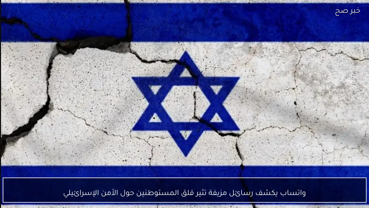 واتساب يكشف رسائل مزيفة تثير قلق المستوطنين حول الأمن الإسرائيلي