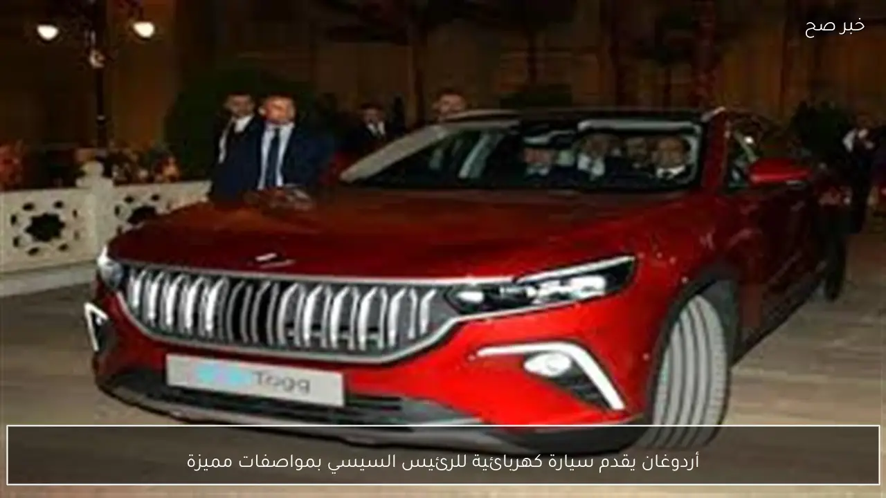 أردوغان يقدم سيارة كهربائية للرئيس السيسي بمواصفات مميزة