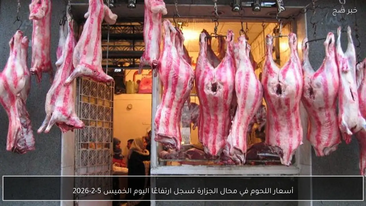 أسعار اللحوم في محال الجزارة تسجل ارتفاعًا اليوم الخميس 5-2-2026