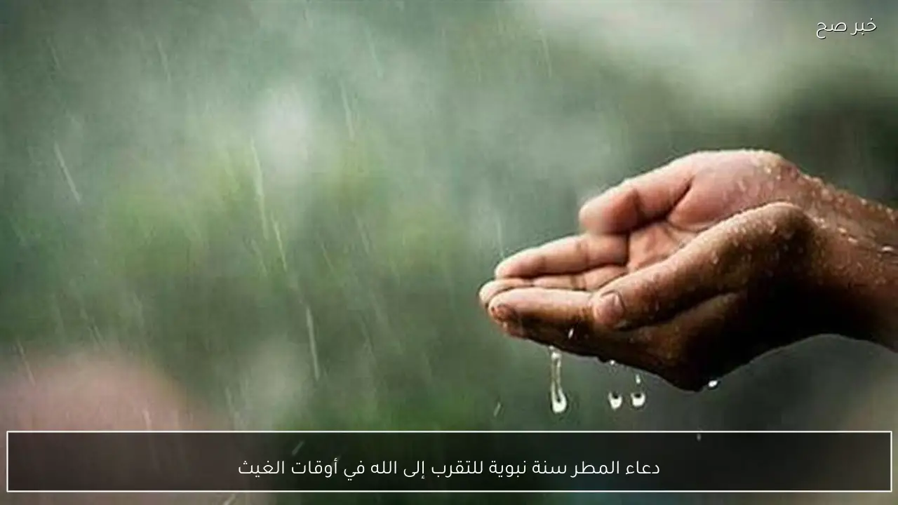دعاء المطر سنة نبوية للتقرب إلى الله في أوقات الغيث