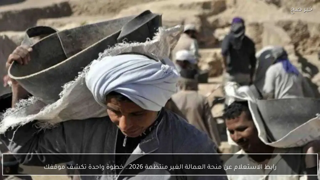 manpower.gov.. رابط الاستعلام عن منحة العمالة الغير منتظمة 2026.. خطوة واحدة تكشف موقفك